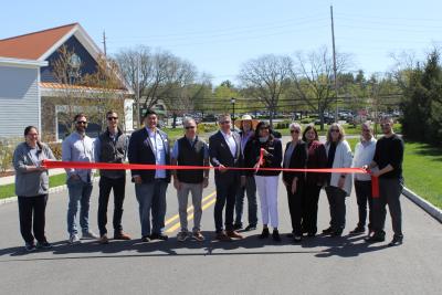 Montgomery officials cut the ribbon to open Brecknell Way 